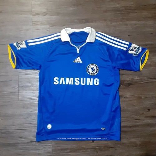 Rare Adidas 2008 Michael Ballack Chelsea FC Jersey Blue Youth Sz L #13 - Picture 2 of 7