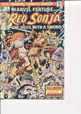 MARVEL FEATURE 2 VF RED SONJA 1976