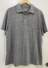 Goodfellow Co. Polo Shirt Mens XL Standard Fit Short Sleeve Heather Grey
