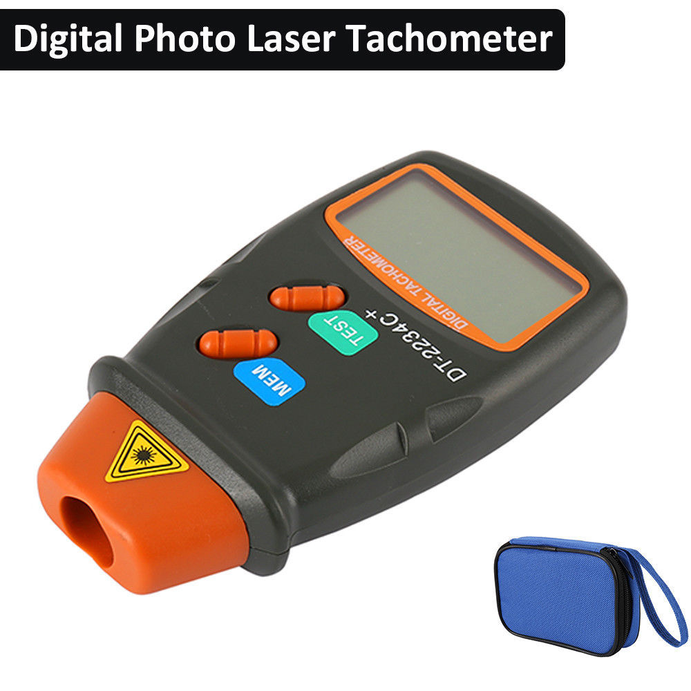 Tachimetro Digitale, Akozon DT6236B Contagiri Portatile A Contatto Con Memorizzazione Automatica - Foto 10