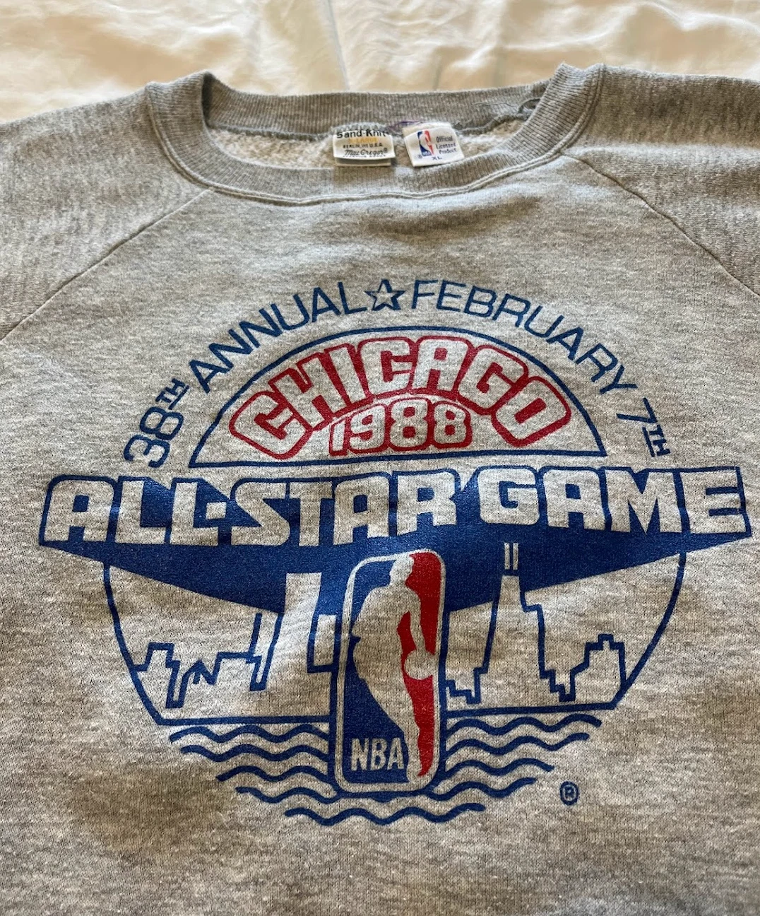 Vintage Michael Jordan NBA 1988 All-Star Game Chicago Men's XL (M) Sweatshirt