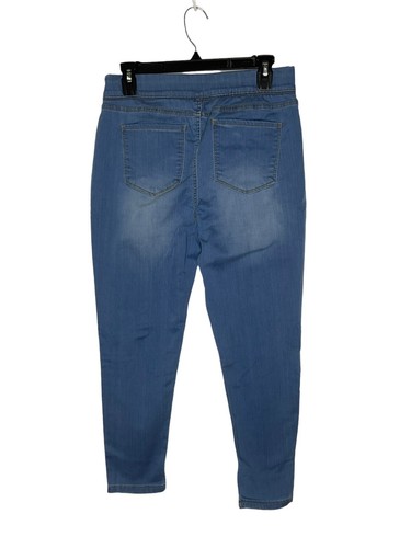 Denim & Co. Jeggings maglia comoda pull-on A398035 lavaggio leggero petite taglia XS NUOVO - Foto 5 di 7