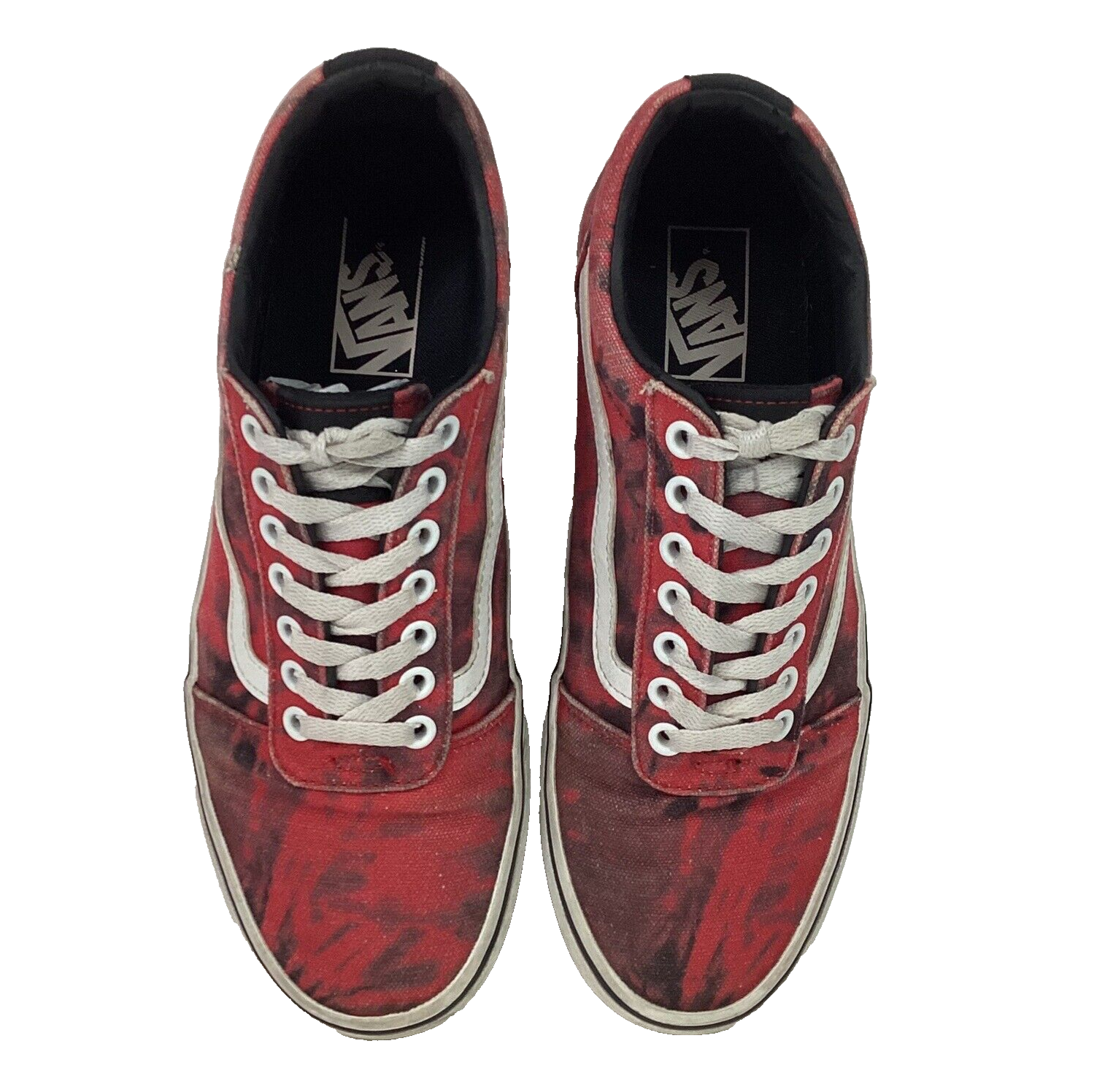 SAOLA Vans OTW Scarpe da skate basse da uomo taglia 8 5 rosse nere tie dye 500714