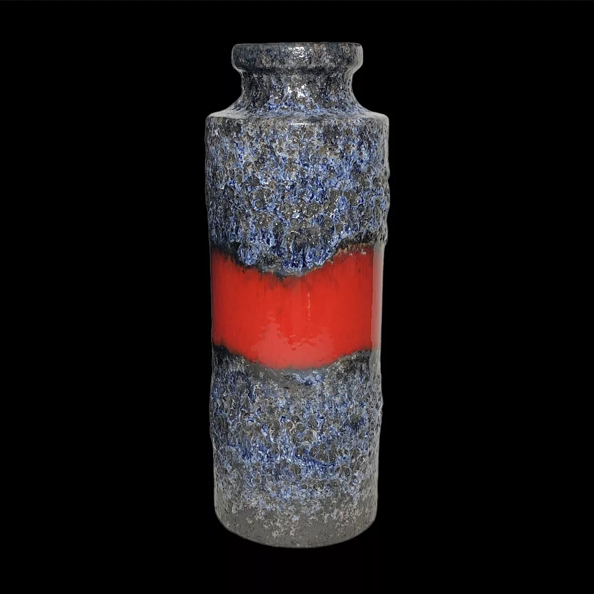 Vintage Mid Century Modern Pottery Scheurich West German Fat Lava 203-26 Vase