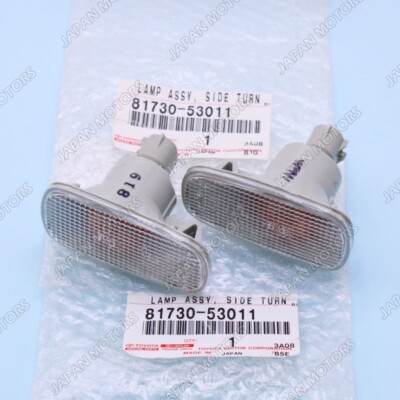 OEM Toyota Side Marker Lamps – Fits Lexus IS300 & Altezza (00-05) – Set Of 2 Clear Lenses