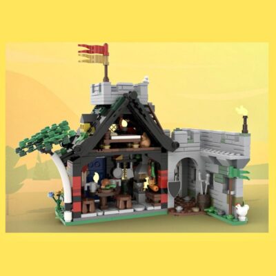 Medieval Hotel 769 Parts MOC-114516 Building Blocks Toys Set for Collection