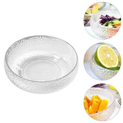  Clear Serving Bowls Salad Cuisine Food Container Kitchen Tableware