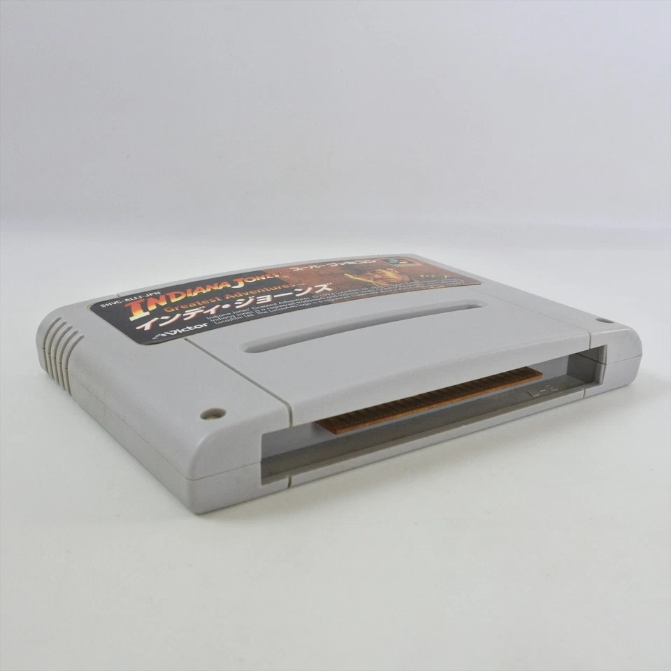Cartucho Super Famicom INDIANA JONES' Greatest Adventures Nintendo 3243 sfc Foto 3 de 4