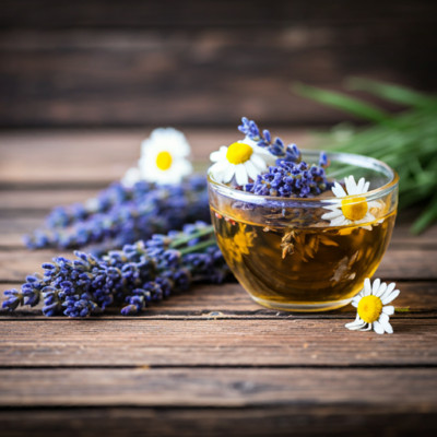 Lavender Chamomile - Dream Tea - Herbal Blends for Stress Relaxation Sleep USA