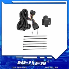 WEISEN 7 Pin Trailer Hitch Tow Wiring Harness for 2015-2020 Ford F-150 F150
