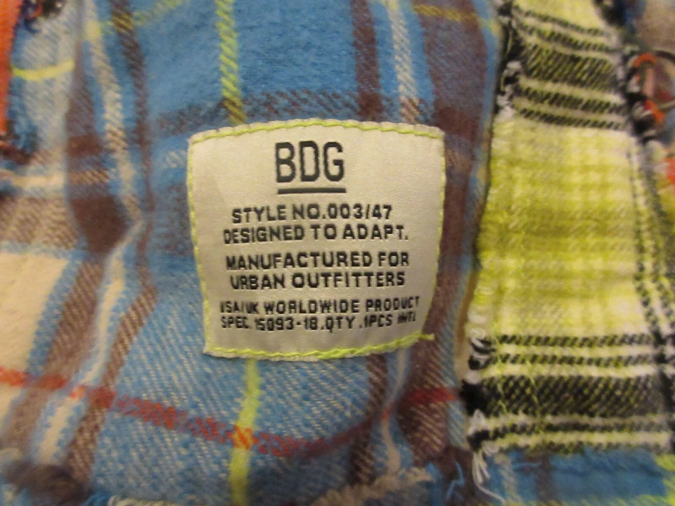 URBAN OUTFITTERS ~ многоцветный HOBO сумка с короткими ручками ~ хлопок сумка для покупок Дамская сумка - Изображение 4 из 4