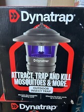 DynaTrap  Acre LED Mosquito and Insect Trap with Cleaning Brush  Hanging Hook