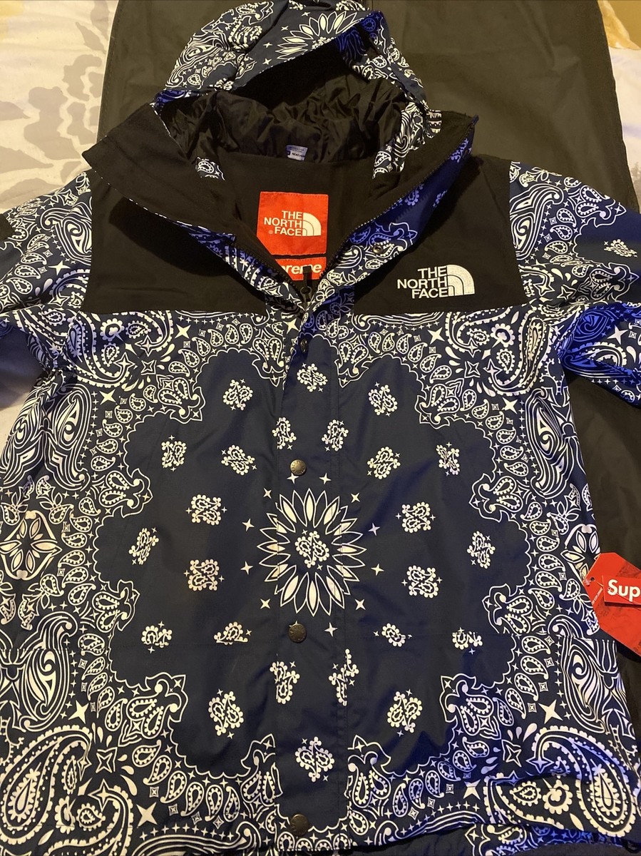 Supreme North Face Tnf Bandana Paisley Brand New Medium 2014 Supreme North Face Tnf Bandana Paisley Brand New Medium 2014