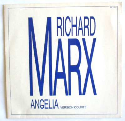RICHARD MARX - FRANCE PROMO SP (7'') ''ANGELIA''