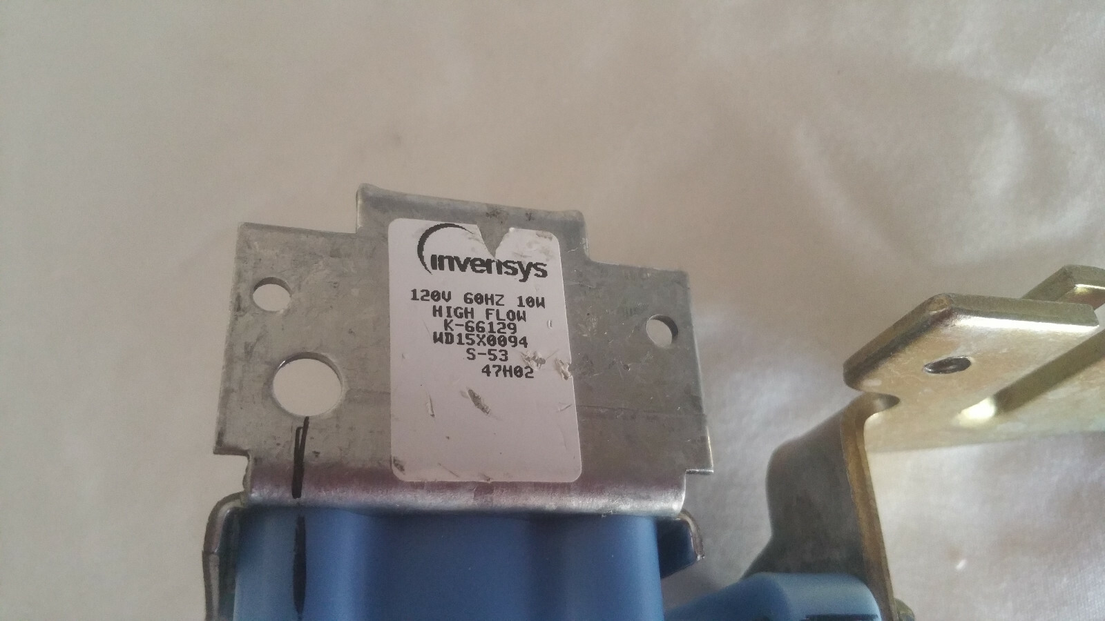 Genuine GE Dishwasher Water Valve WD15X93 (WD15X0040 WD15X0046