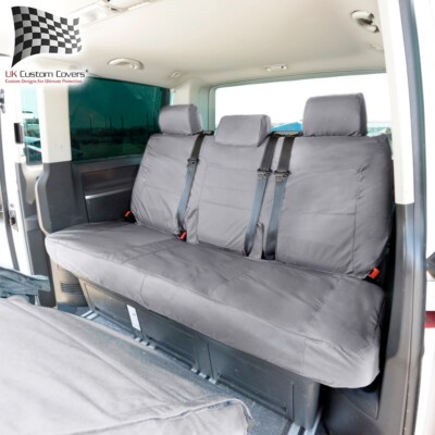 Vw Transporter T5/T5.1 Caravelle 2003-2015 3Rd Row Rear Bench Seat Covers 343 G
