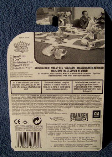 Hot Wheels - Cereal Crunchers - Frankenberry - 85 Chevy Camarro - #113 1/5 - Sin usar, en caja - Imagen 2 de 2