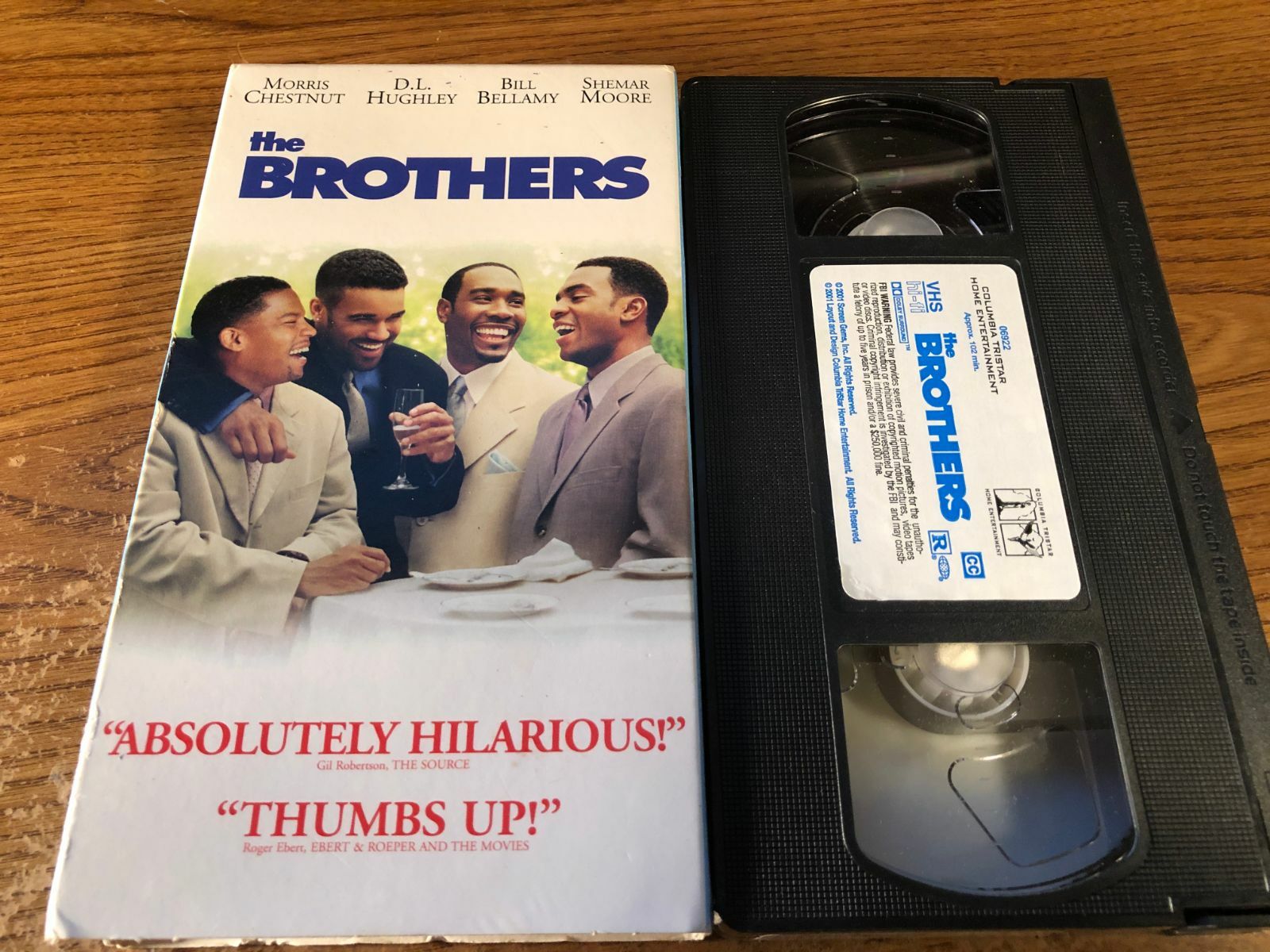 The Brothers VHS VCR Video Tape Movie Shemar Moore, D.L. Hughley Used