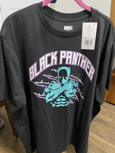 MAD ENGINE (Marvel) Men's 2XL Black Panther Forever Graphic T-Shirt s\s - Picture 2 of 4
