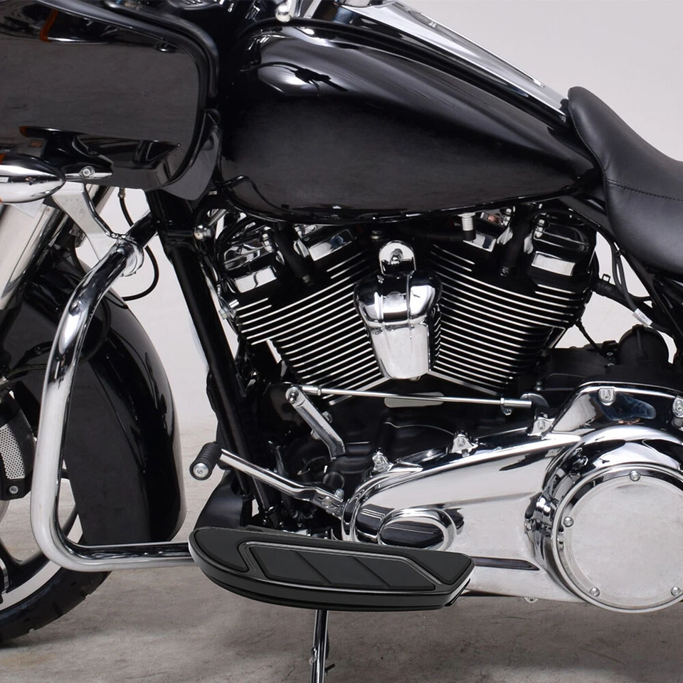 Tableros de conductor delantero estribos negros con soportes para Harley Ultra Limited EE. UU. Foto 4 de 4