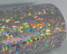 Holographic Crystal Sign Vinyl Pick Size Color Metallic Plastic Holocrystal