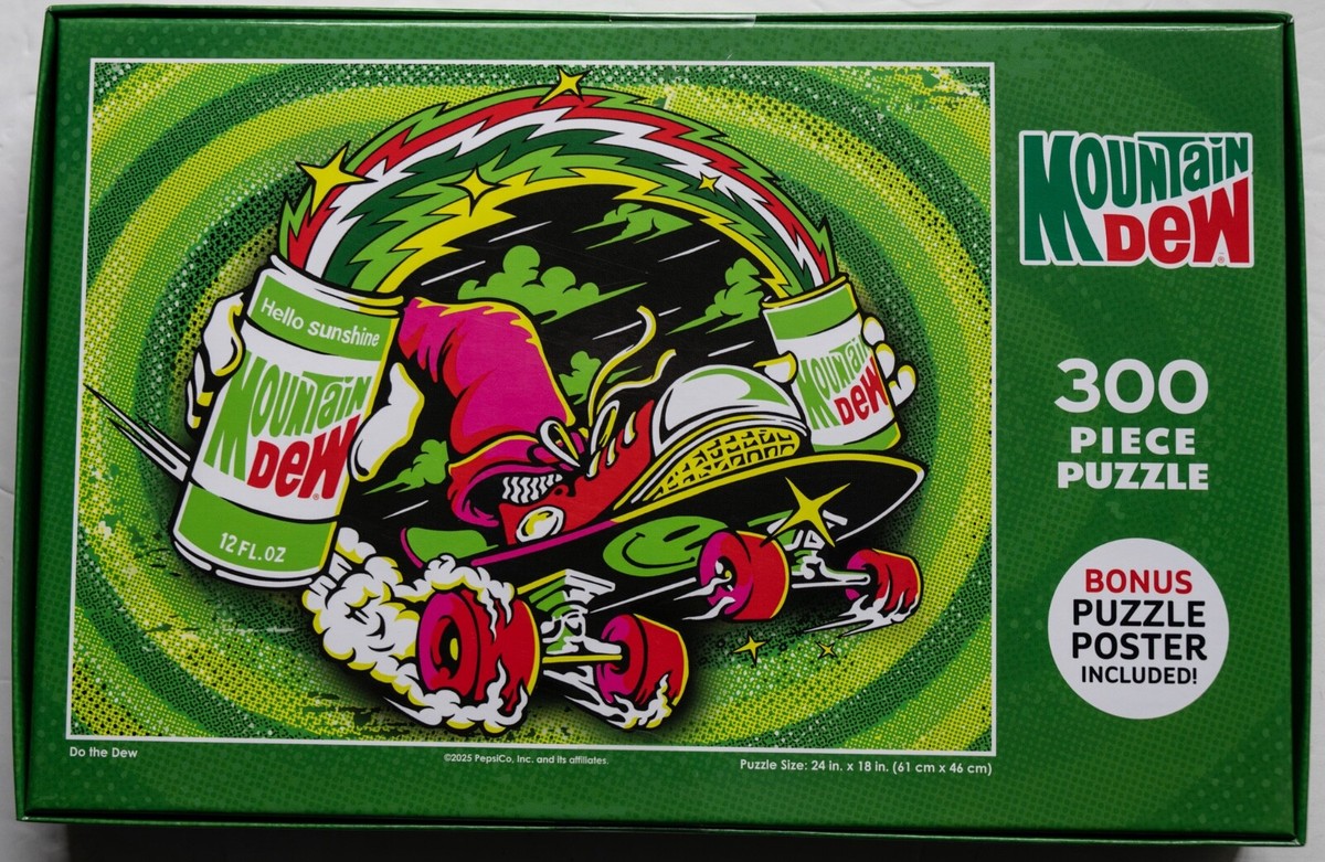 Mountain Dew 300 Pc. Jigsaw Puzzle, Brand New-Sealed Box! | eBay