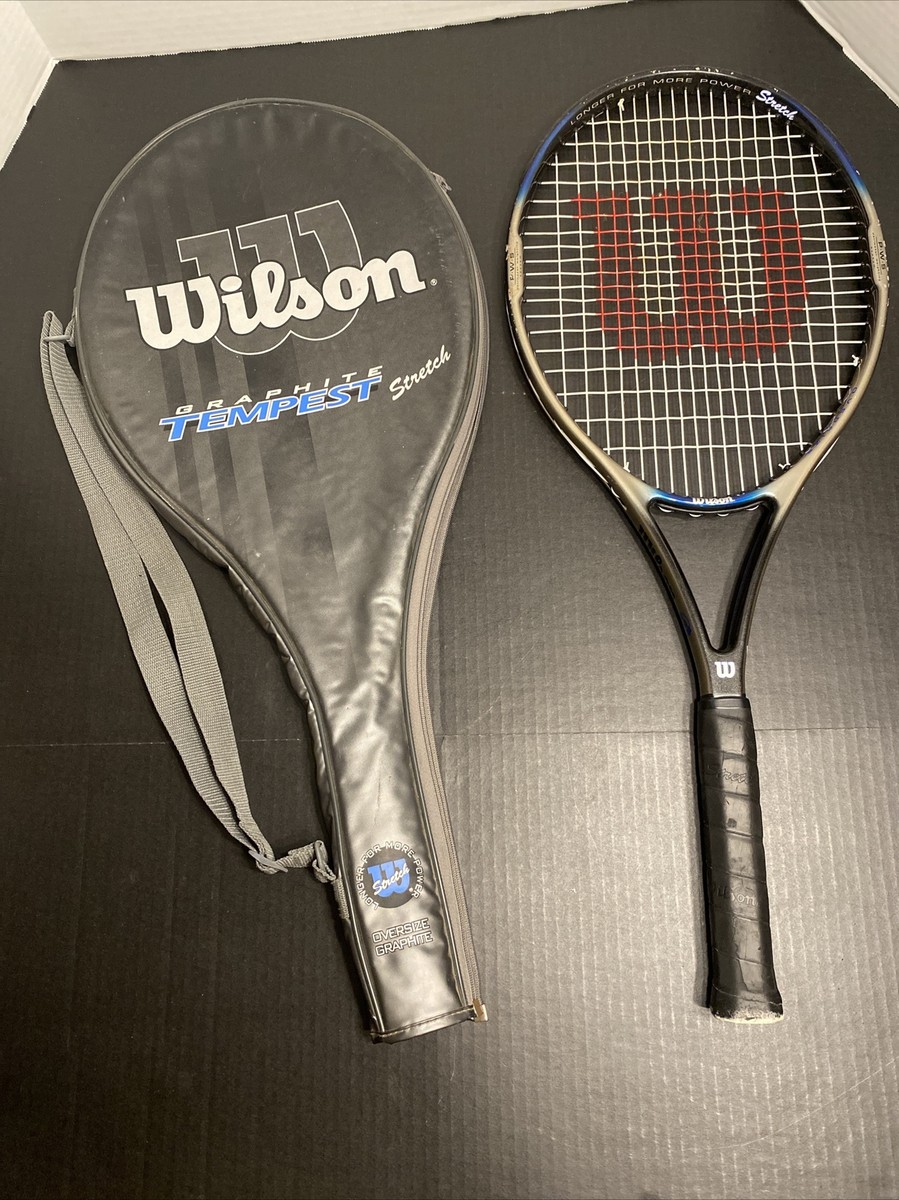 Raquette De Tennis Wilson Tempest Stretch Graphite - 4 1/2 - Neuve Avec Couverture