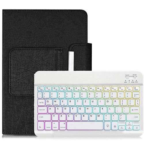 Beleuchtete Tastatur Maus für Amazon Fire Max HD 10 /10 Plus Schutzhülle QWERTZ - Bild 31 von 48