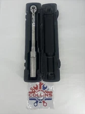 Wright Tool 3477 3/8" Drive Click Torque Wrench w Ratchet Handle with Case