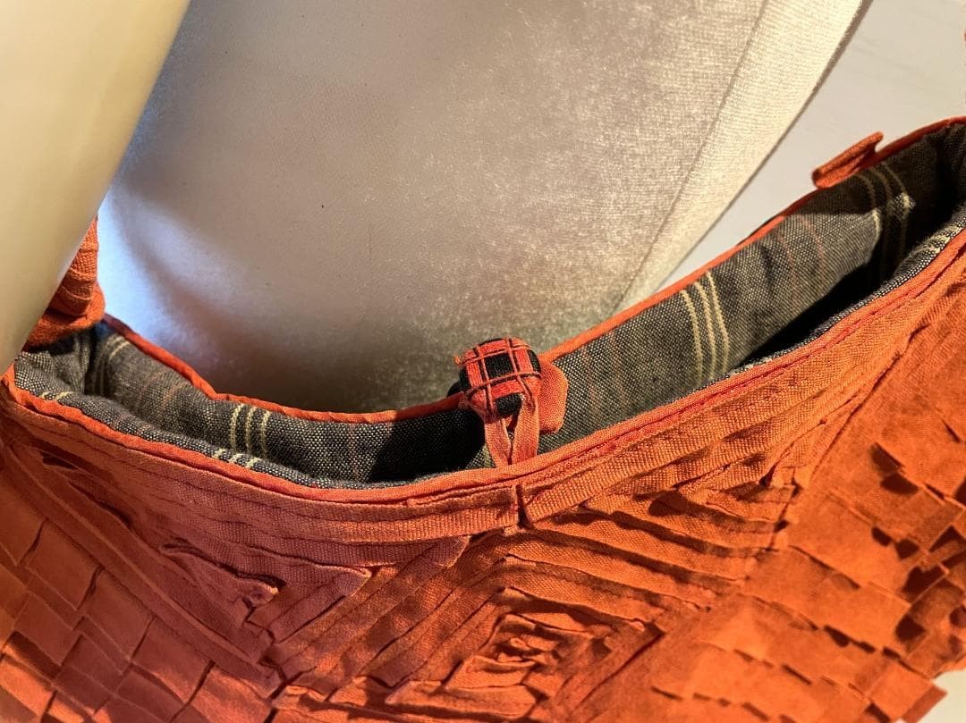 JAMIN PUECH Red Orange Design Handbag | eBay