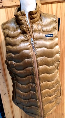 Ariat Ideal 3.0 Down Women's Vest Sz.L  Gold New Without Tags