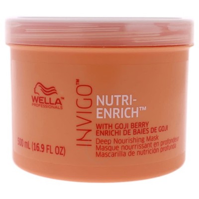 Wella Invigo Nutri-Enrich Deep Nourishing Mask 16.9 oz Dry Damage Hair Care New