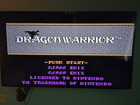 Dragon Warrior (Nintendo NES, 1989) Cartridge Only Tested Authentic Vtg Gaming
