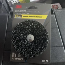 3M 3171 Rust Remover and Paint Auto-Pak Automotive Stripper - 4" Diameter