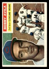 1956 Topps #132b Bobby Avila - VGEX-EX *TedsCardShack*