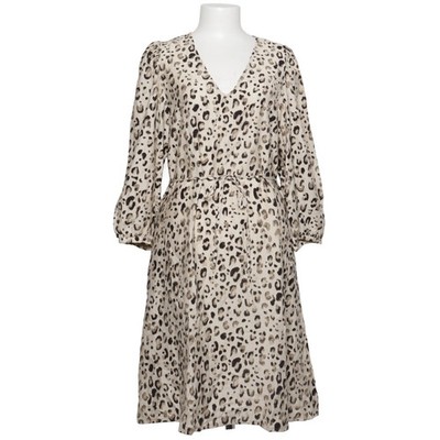 MSCH Copenhagen, Kleid, Größe: S, Beige/Schwarz, Polyamid/Viskose, Leopard #Ecn