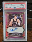 2024 PANINI SELECT Donovan Clingan Rookie Signature Purple Prizm /75 Auto PSA 10
