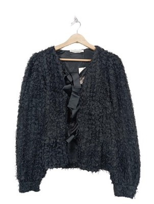 SOFIE SCHNOOR Cardigan Damen Jacke Gr. DE 36 schwarz Casual-Look