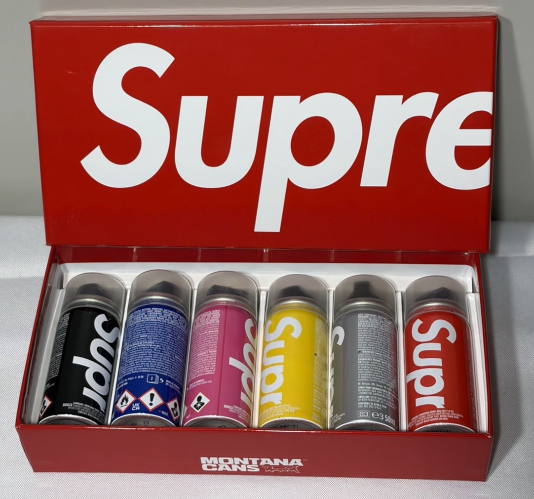 小物 Supreme Montana Cans Mini Can SET Supreme Montana Mini Cans Set 6 Mini Cans Spray Paint SS21 Brand