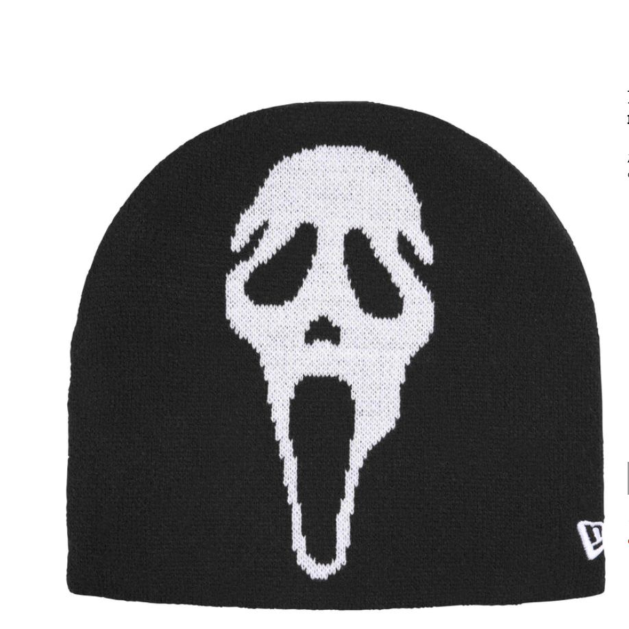 SUPREME SS26 NEW ERA GHOSTFACE BEANIE BLACK RED BLUE | eBay