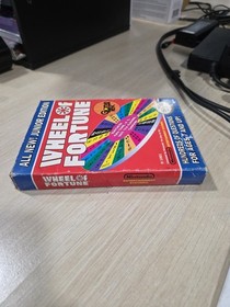 Wheel of Fortune Junior Edition (Nintendo NES, 1989) Box And Game No Manual 