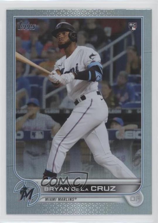 2022 Topps Series 1 Rainbow Foil Bryan De La Cruz #22 uk2
