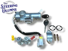 99-04 Frontier Xterra Ignition & Door Lock Cylinder Set 2 Keys New D8700-4S100