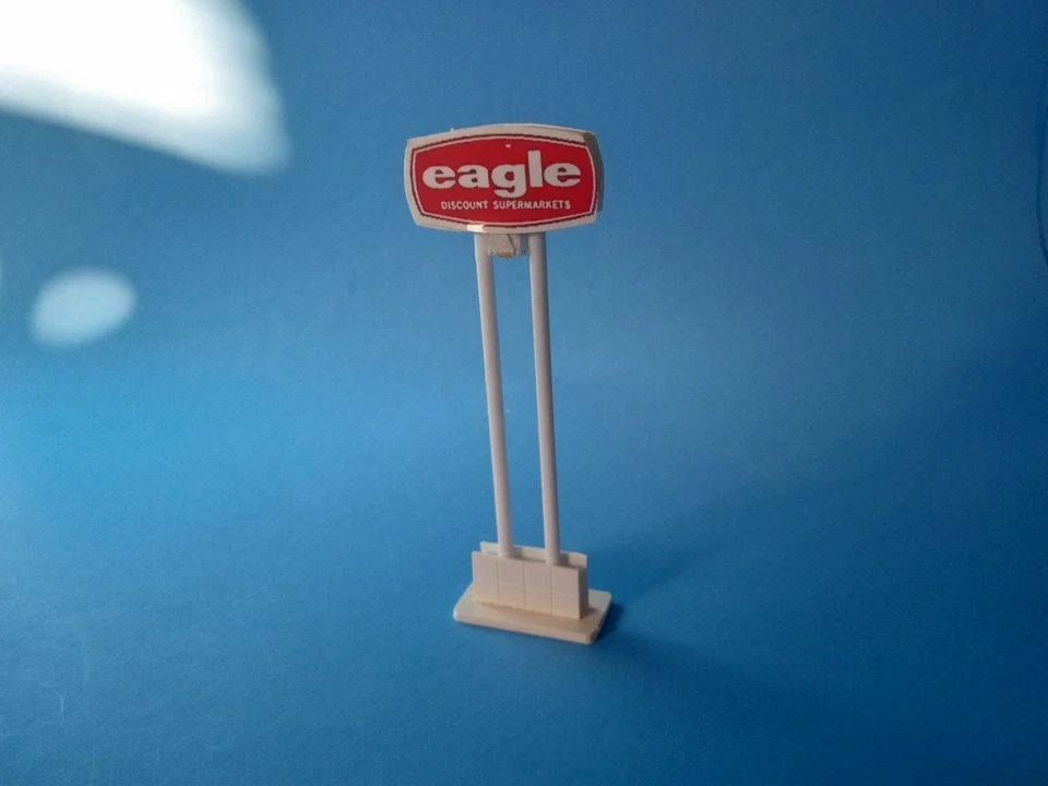 EAGLE Grocery Store Diorama; Scratch Built; Polystyrene & Wood - Image 4 of 4