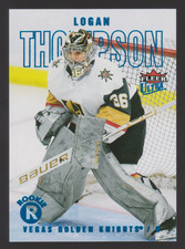 Logan Thompson 2021-22 Fleer Ultra Rookie Blue Foil #231 Washinton Capitals