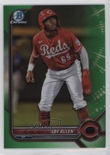 2022 Bowman Chrome Prospects Green Refractor 12/99 Jay Allen #BCP-234 0w47