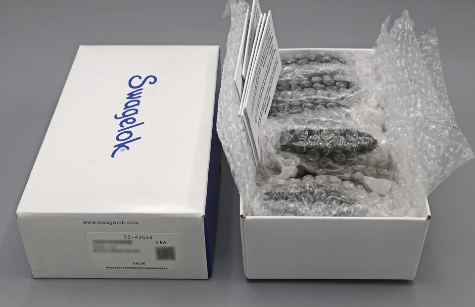 Swagelok SS-43GS4 - Válvula de bola de acero inoxidable - 1/4 pulg. Swage - Nuevo - Cantidad. 5 Foto 3 de 3