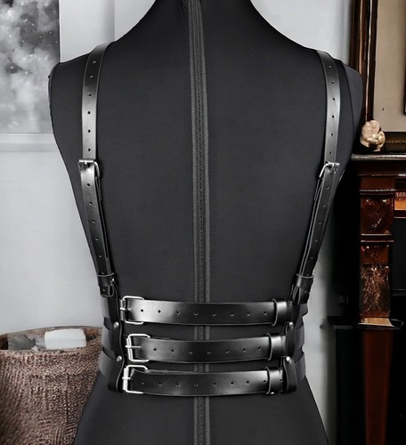 Body Brustgeschirr Mieder Harness Geschirr Fetisch Bondage Bdsm Sexy Cosplay Top - Bild 12 von 13