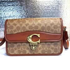Coach Studio Bag In Signature Canvas Brown New Without Tags