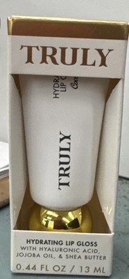 **NEW IN BOX***Truly Coco Cloud Clear Silver Shimmer Hydrating Lip Gloss